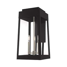 Livex Lighting 20858-04 Oslo - 3-Light Outdoor Wall Lantern, Black