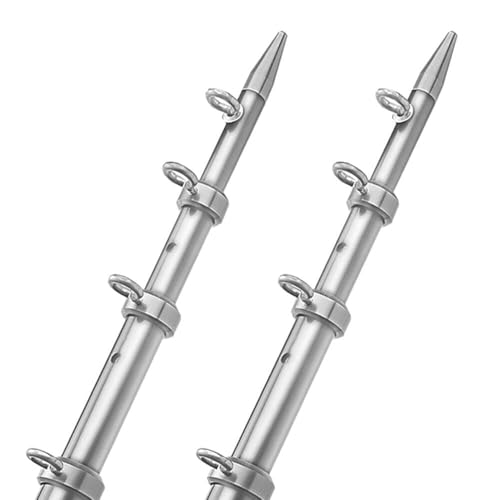 CWR TACO 18" Telescopic Outrigger Poles HD 1-½" Silver