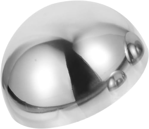 DULAI Mirror Finish Garden Ball,Gazing Balls, Household Head Stainless Steel (Color : Silver, Size : 200x400mm)