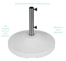 Phat Tommy 80 Pound Concrete and Resin Base (White)