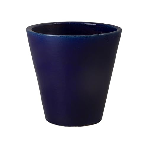 Emissary - Tapered Planter Lg, Dark Blue 20x20 H
