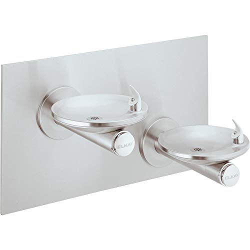 Elkay EDFPB117C SwirlFlo Bi-Level Fountain Non-Filtered Non-Refrigerated, Stainless