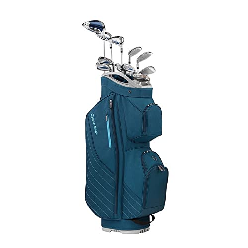 TaylorMade Kalea Premier 11PC Left-Hand Packaged Set Navy/Light Grey