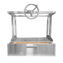 Turbo 39" Built-In Santa Maria Charcoal Grill - 39SANTAMARIA