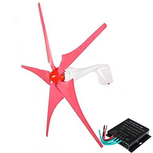 HUIZHITENGDA No Noise 3000W Wind Generator Kit,220V Wind Turbines Horizontal Home Powers Windmill Energy Turbines Charge(with Controller),48V