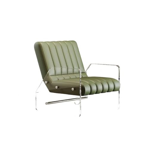 OUTIFUOSSR Modern Luxury Chairs Design Lounge Nordic Rocking Chair Comfortable Living Room Acrylic Fauteuil Salon Furniture(Model 5)