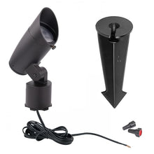 WAC Lighting LED 12V Colorscaping Smart App Controllable Landscape Lighting with RGBWW Color Changing and Tunable White Accent 15W Spot Light with Adjustable Beam Angle in Black