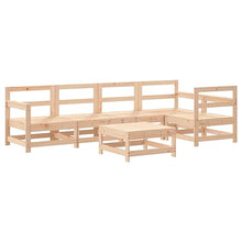 YITHOPI 6 Piece Patio Lounge Set with Cushions Solid Wood Versatile Lounge Furniture Outdoor Lounge Set Patio Furniture Sets Balcony Furniture Sets for patios, Gardens, Decks