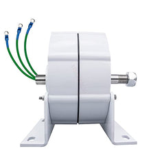 AISINILALAO Wind Generator,1600W 12V 24V 48V 3 Phase Gearless Permanent Magnet AC Alternators for Water Turbine Diesel Engine(with Base),12V
