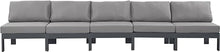 Meridian Furniture 376Grey-S150B Nizuc Collection Modern | Contemporary Outdoor Patio Modular Sofa