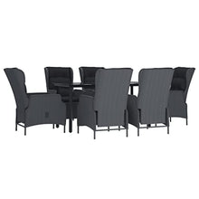 QINXIXINAIXI Garden Dining Set Dark Grey Outdoor Sectional Sets Patio Furniture Poolside Chair