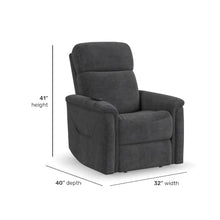 Flexsteel Petite Power Lift Recliner with Power Headrest, Lumbar, Heat & Massage