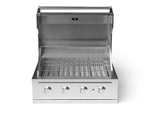 NewAge Products 36" Performance Series Gas Grill, 4-Burner, 48,000 BTU, Natural Gas, 304 Stainless Steel, Built-In Outdoor Kitchen BBQ Grill