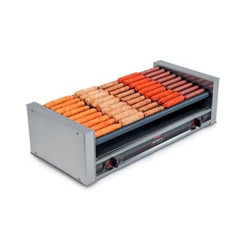 NEMCO Roller Grill, Slanted, 45 Hot Dogs , Gripsit