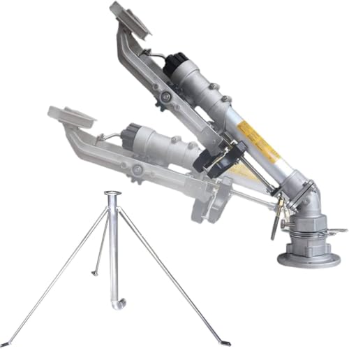 Farm Irrigation Sprinkler, 360° Rotary Large-Area Watering Spray withstand