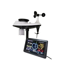 GFAZXDS Weather Station WiFi Solar Weather Station 433M-H-z Weather Meter with Wind Speed, Direction, Rainfall and UV Light