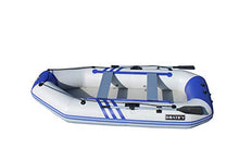 Boatify 9.8ft Inflatable Fishing Boat Dinghy with Motor Bracket Grey and Blue