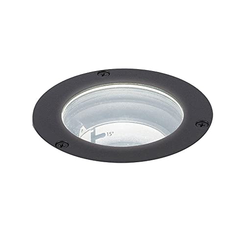 WAC Landscape Lighting, 3in Inground Light LED 120V with Adjustable Beam Angle and Integral Brightness Control 3000K in Solid Brass Coated with Bronze