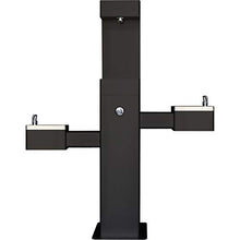 Global Industrial Outdoor Bottle Filling Station with Bi-Level Drinking