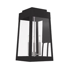 Livex Outdoor Wall Lantern 20" Three Light Satin Brass