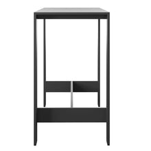 Modway Tahoe 59 Inch Outdoor Patio Bar Height Table in Gray
