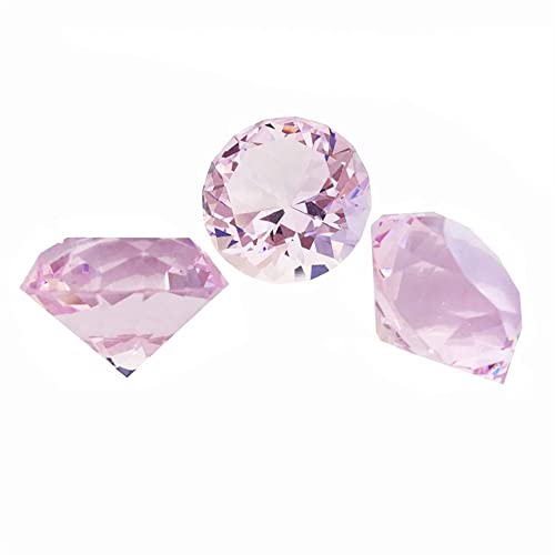 JUIYU Garden Suncatchers 30mm-150mm Lilac Pink Red Crystal Diamond Giant Jewel for Home Decoration, Accessories, DIY Jewelry Making Handmade Pendant Necklaces (Color : 150mm 1 piece, Size : Pink)