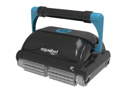 BWT AQUABOT Magnum Junior PVC Commercial Pool Cleaning Robot, Cleans Floor, Walls & Waterline, 3 Cleaning Cycles, Powerful 4,800 GPH Suction, 100 ft Cable, Caddy, Ideal for All Surfaces Except Tile