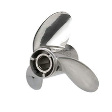 Quicksilver Thunderbolt Propeller High Polished Stainless Finish 15.3" Dia x 19 Pitch Right Hand