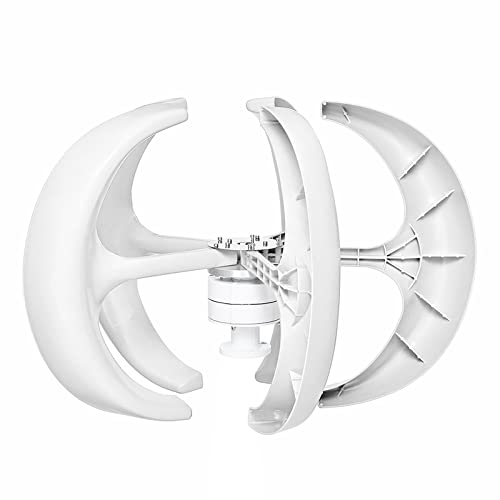 HUIZHITENGDA 800W 12V No Noise Vertical Wind Turbine Power Generator Free Energy with MPPT Controller Portable Energy Generator for Courtyard Gardens,48v
