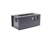 UKIAH Relic 42" Outdoor Steel Gas Fire Table with Patented 2.0 Sound System with Beat to Music Technology - 48,000 BTUs - in Gray (TK-1014-RF)