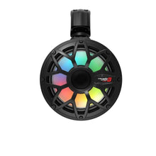 Cerwin Vega Mobile CV SL65F4B 6.5 Inch 600 Watts Marine Tower Speaker System Coaxial LED IP65 UV Protection Black Pair
