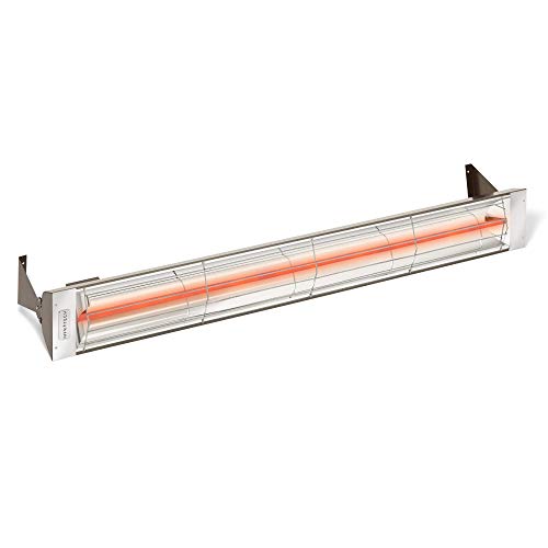 Infratech W-4024 BR Stainless Steel 61.25” Single Element Fixture Electric Patio Heater Long 4000 Watt, 240 Volt, Bronze Finish