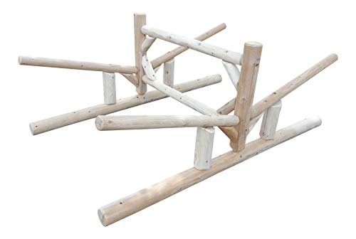 Log Kayak Rack Lowest 2-Canoe + 2-Kayak/SU Canyon Brown