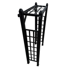 Oakland Living Black Modern Aluminum Garden Arbor Arch