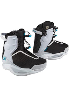 Ronix Wakeboard Package 120 - Vision Wakeboard w/Vision Pro Boot - 8-9 Glow-n-Dark Black/Green