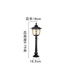 Lights Outdoor Courtyard Lantern Outdoor High Pole Landscape Lighting Fixture European Simple Outdoor Waterproof Road Light Villa Community Lawn Floor Light Rustic Aluminum Pastoral Patio Street Light