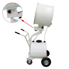 THUXEON 110V Industrial Spray Electric Fan 550W Industrial Misting Cooling Spray Fan, Portable Oscillating Misting Blower 60L Tank, 19776CFM, Cools, Humidifies, Purifies the Air for Workshop, Factory
