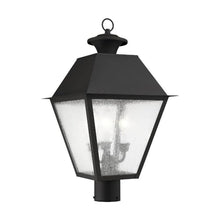 Livex Lighting 2169-04 Mansfield 3-Light Outdoor Post Head, Black
