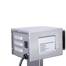 INTSUPERMAI Spit Roaster Rotisserie Grill Rotisserie kit Stainless Steel Spit 46" BBQ Electric Grill 66LB Motor Load