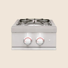 The Chimney Shop Summerset Sizzler Pro Built-in Power Burner for Natural Gas Outdoor Kitchens High Output Wok & Stock Pot Burner, Stainless Steel