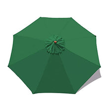 sdneNest Waterproof 10Ft Parasol Replacement Canopy Cover Durable Polyester Umbrella Shade for Garden & Patio,Green