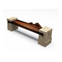 yanzhuen001 Outdoor Benches, Stainless Steel Park Chair - Outdoor Wooden Seating for Landscaping,Bench for Outdoor
