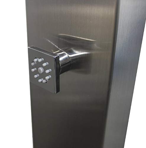 No Worries Products Stainless Steel Outdoor Shower Panel - Milan MK II