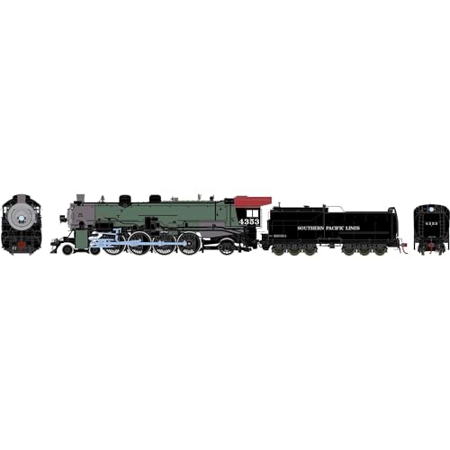 Athearn HO 4-8-2 MT-4 Locomotive w/DCC & Sound Green Boiler #4353