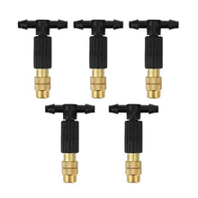 Ship accessories 5-100Pcs Outdoor Misting Cooling System Garden Irrigation Watering 4/7 Pipe Atomizer Nozzles Adjustable Irrigation accessories(100 PCS)