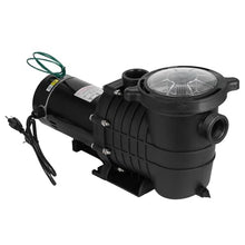 2HP Swimming Pool Filter Pump Motor W/Strainer Hi-Flo Aquarium Water Pumps For Ground Pool Purifier Water Circulation Pool Pump(1.5HP 115V-230V)