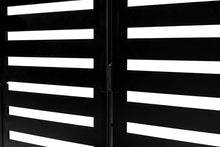 Festisoul 3-Panel Metal Privacy Screen with Integrated Raised Planter Boxes – Freestanding Outdoor Divider, 4 Self-Draining Beds, 51x70x31 Inch for Patio, Deck, and Yard – Color: Black