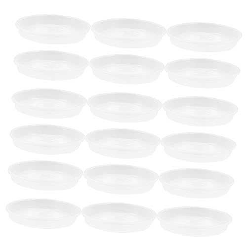 YYBOES 30pcs Flower Pot Holder Flowerpot Water Trays Gardening Trays Round Plant Pot Trays Plant Pot Plates Flowerpot Tray Flowerpot Bases Flowerpot Bottom Trays Plant Pot Water Trays