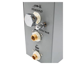 Sauna Steam Generator Sauna Heater 4.5KW AC Wet Steam Bath Sauna Generator with Shower Spa Accessories Brass Safety Valve Auto Drain Steamer Sauna Accessories (Color : VSC045-4.5KW-HP) (Vsc045 )