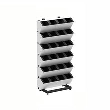 Vertical Garden Planter, Wall Hanging Container Boxes for Three-Dimensional Greening Planting, Family Balcony Vegetable Pot for Vegetables Flowers (Color : White, Size : 57x115cm-6pc)